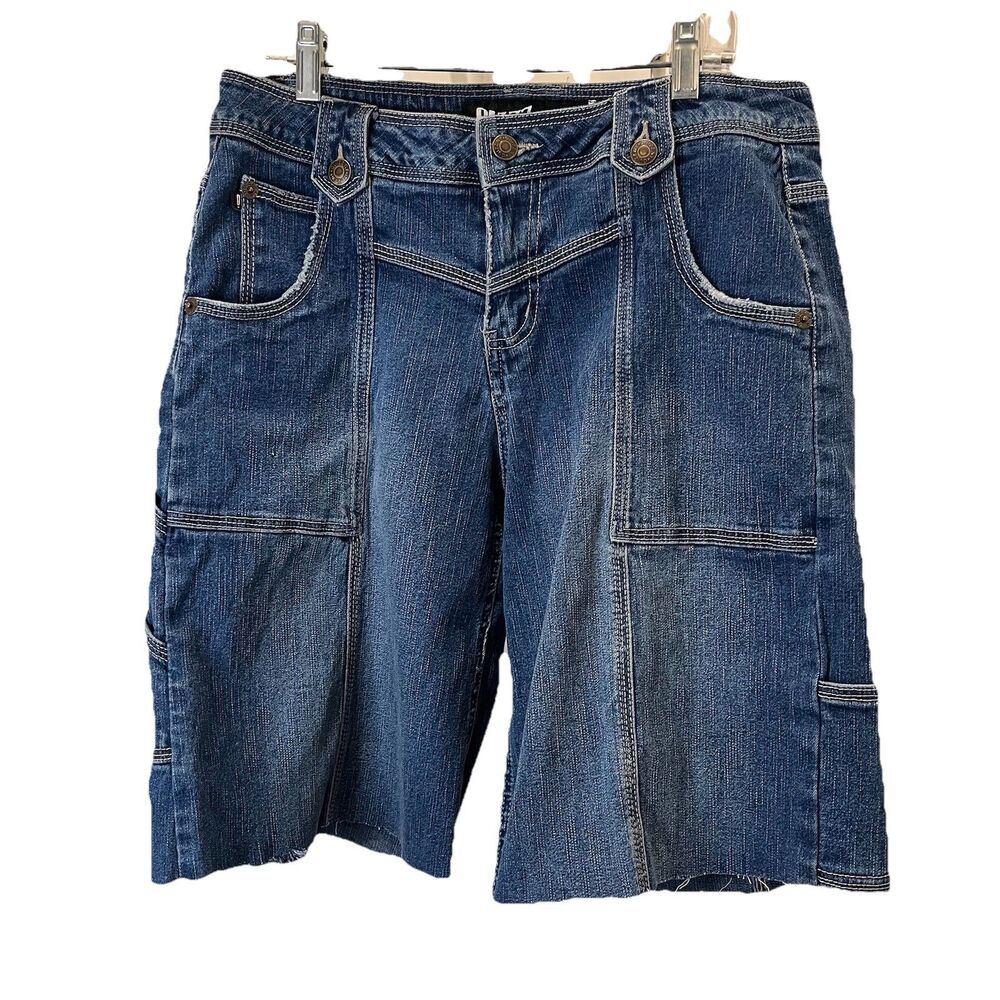 Vintage Quizz New York Carpenter Jorts Shorts Bermuda Juniors Size 9/10 Med Wash